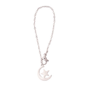 آویز ساعت زنانه طرح ماه و ستاره کد AS1071