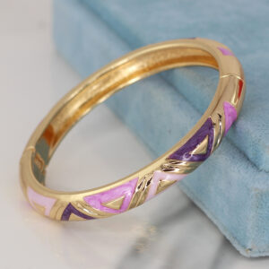 دستبند النگویی زنانه زودیکا مدل میناکاری کد AAD637