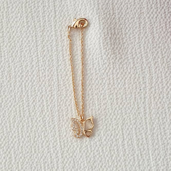 آویز ساعت زنانه وای اس ایکس مدل پروانه آویز ساعت زنانه وای اس ایکس مدل پروانه