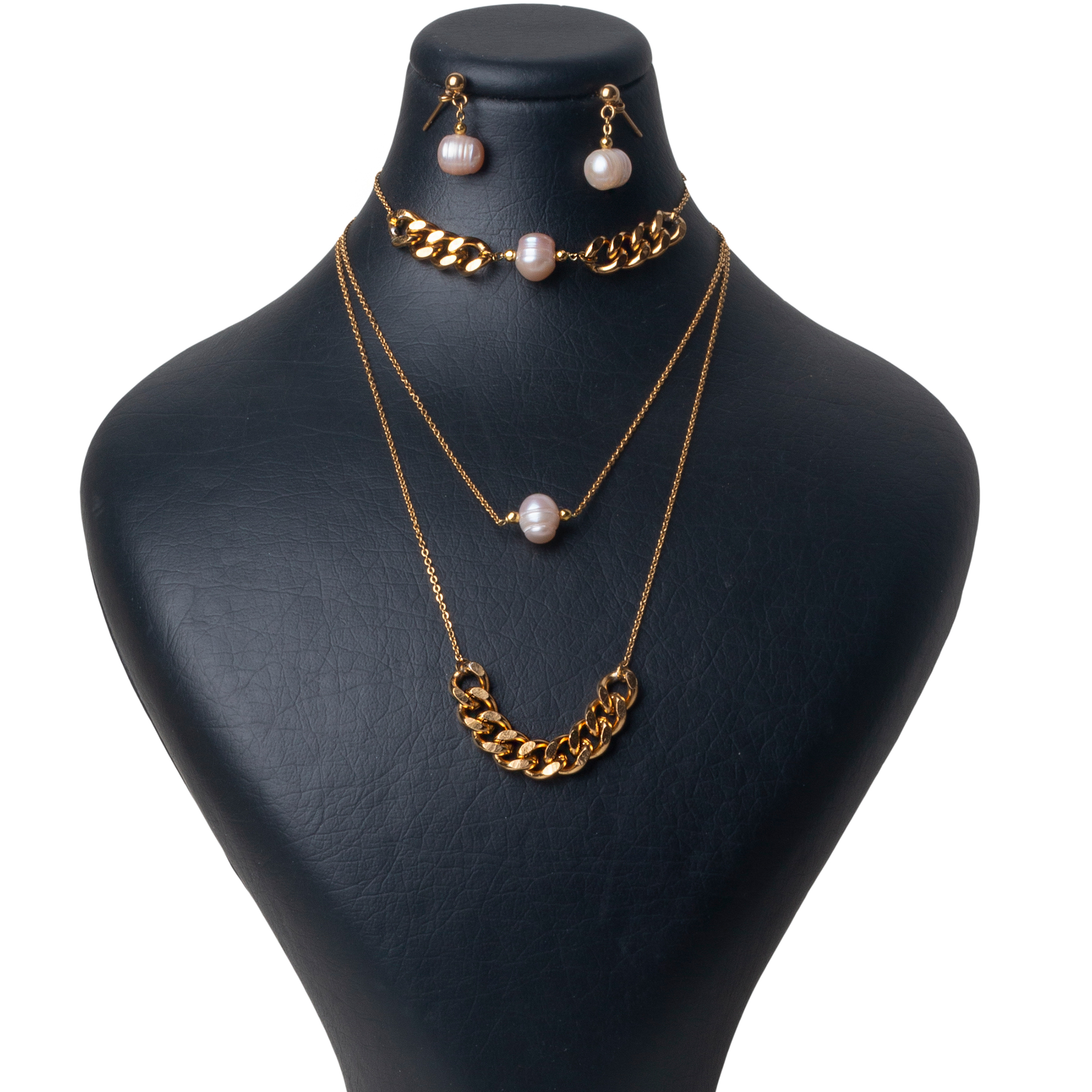 نیم ست زنانه مدل مروارید کد E105 نیم ست زنانه مدل مروارید کد E105