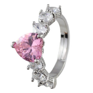 انگشتر زنانه مدل قلب کد bb534