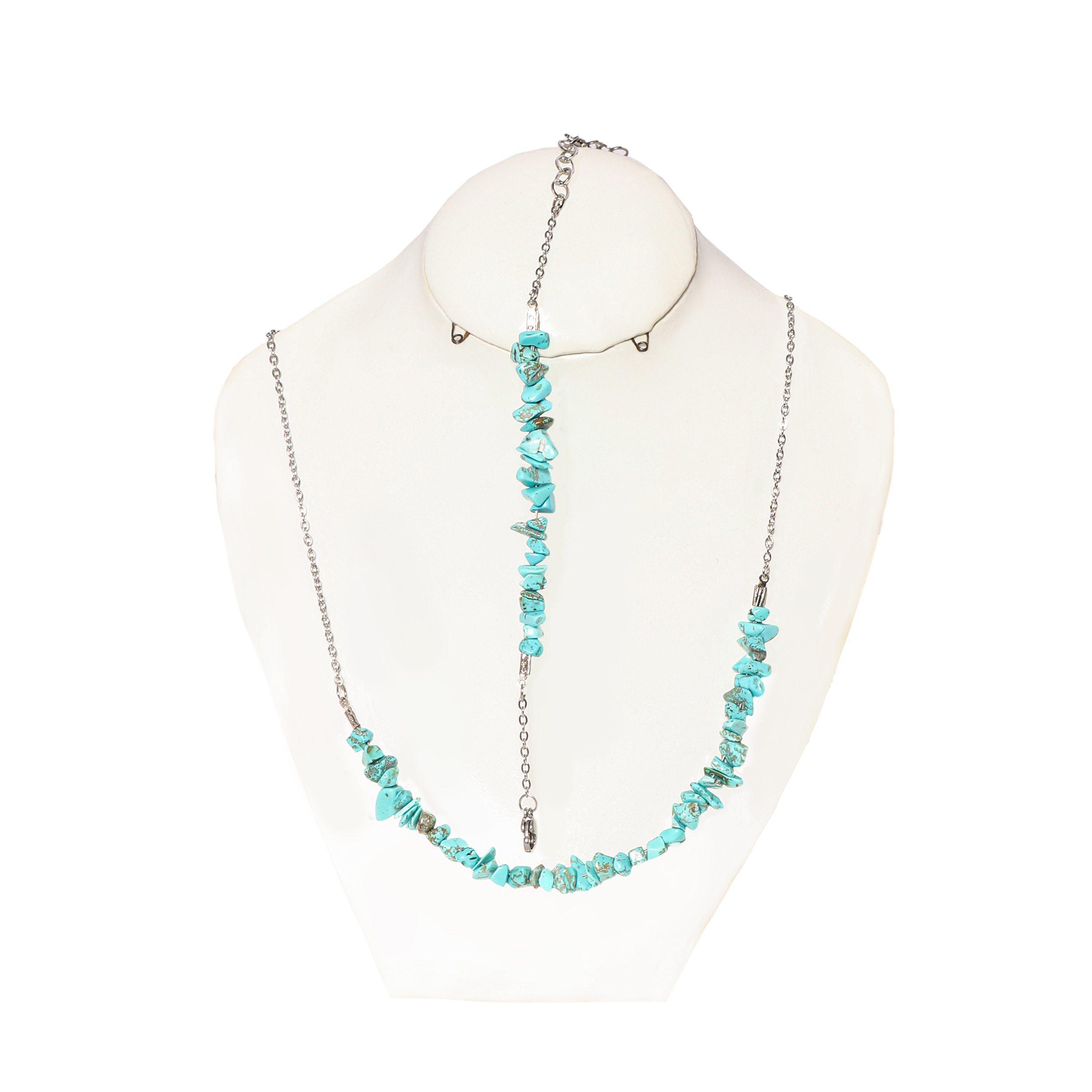 نیم ست زنانه مدل سنگ فیروزه نیم ست زنانه مدل سنگ فیروزه