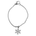 آویز ساعت مارکت لند طرح دانه برف کد 31