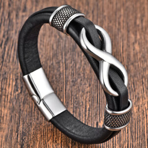 دستبند گالری گوهرسنگ مدل چرمی کد 397PLUS