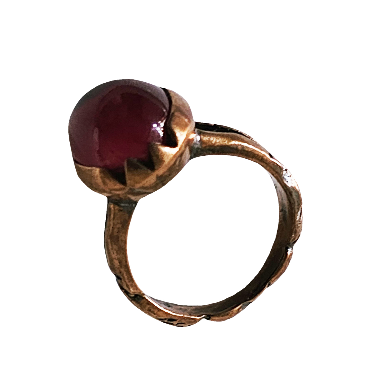 انگشتر دستساز زنانه مدل مسی کد S244 انگشتر دستساز زنانه مدل مسی کد S244