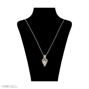 گردنبند زنانه مدل LovePearl همراه با صدف مروارید دار