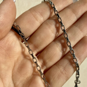 زنجیر زنانه استینلس استیل مدل کابلی کد k11