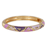 دستبند النگویی زنانه زودیکا مدل میناکاری کد AAD637